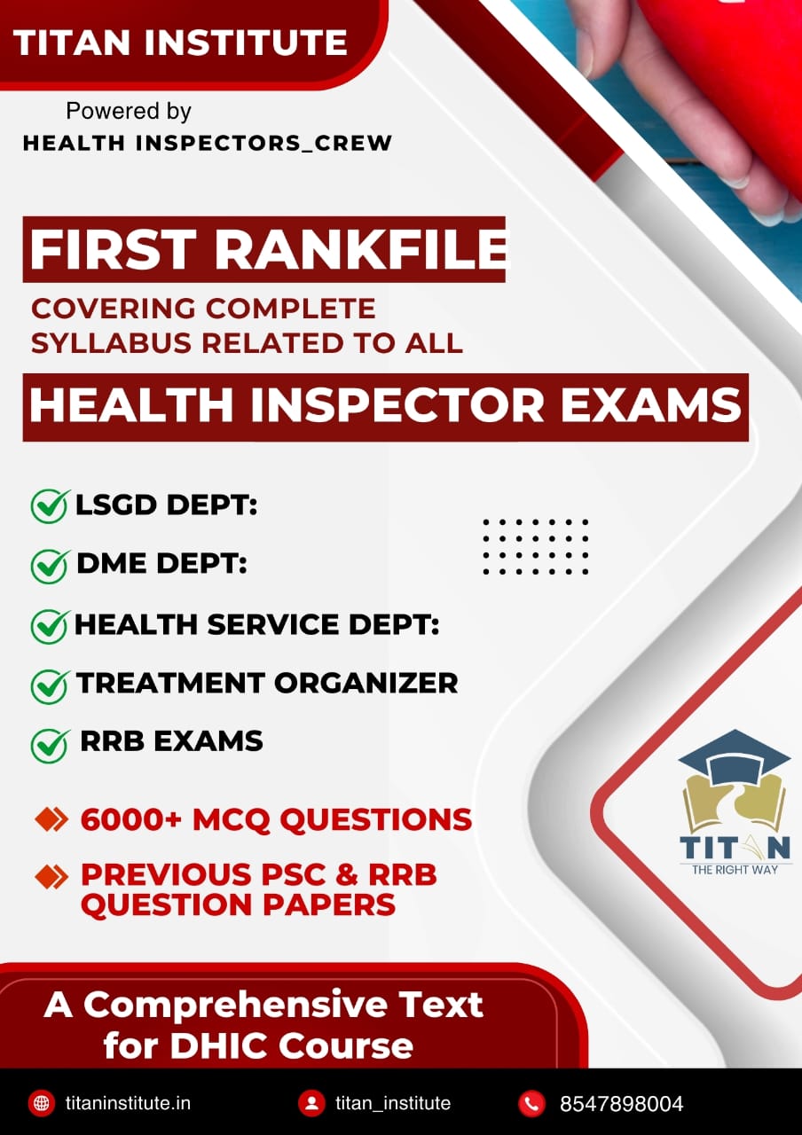 Health Inspector Rankfile Cover